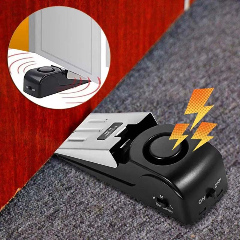 Home Security Anti-Theft Magnetic Door Stopper With Alarm