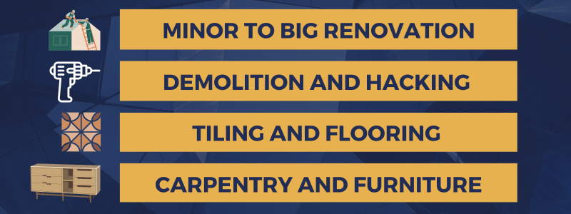 Professional renovation contractor in Singapore